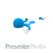 Stick Figure Swimming - PowerPoint Animation