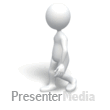 Stick Figure Walking Straight PowerPoint animation