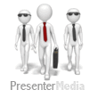 ID# 5338 - Business Team Walking - PowerPoint Animation