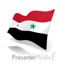 Animated Syria Flag PowerPoint animation