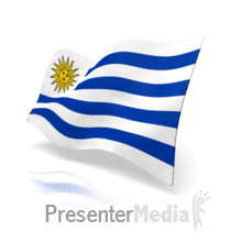 Uruguay Flag PowerPoint animation