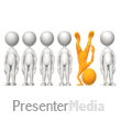 ID# 6083 - Stick Figure Be Different  - PowerPoint Animation