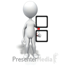Drawing Two Check Marks (Non - Looping) PowerPoint animation