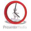 ID# 7094 - Stick Figure Running In Clock - PowerPoint Animation