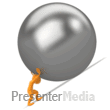 ID# 7991 - Impossible Pushing Heavy Ball - PowerPoint Animation