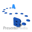 A To B Illuminated PowerPoint animation