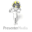 Stick Figure Thinking Cap PowerPoint animation