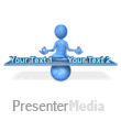 Stick Figure Balanced Text - PowerPoint Animation