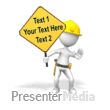 Construction Sign Text - PowerPoint Animation