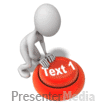Stick Figure Help Button Text - PowerPoint Animation