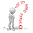Question Mark Thinker Text - PowerPoint Animation
