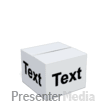 Green Puzzle Piece In Box Text - PowerPoint Animation
