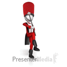 Marching Major PowerPoint animation