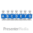 Team Puzzle Seven Piece Text PowerPoint animation