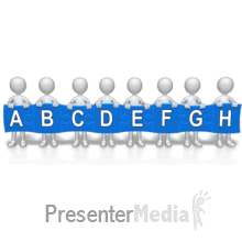 Team Puzzle Eight Piece Text PowerPoint animation