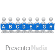Team Puzzle Eight Piece Text PowerPoint animation