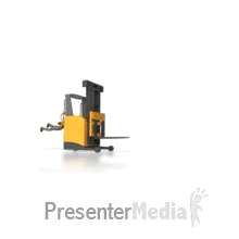 Pallet Reach Lift Out Of Control PowerPoint animation