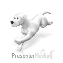 Dog Running PowerPoint animation