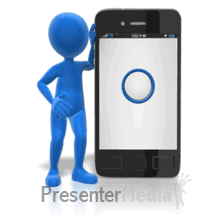 Smart Phone Swipe Screen PowerPoint animation