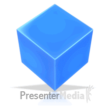 Cube Spinning On Corner Powerpoint animation