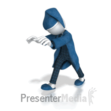 Sleep Walk Figure PowerPoint animation