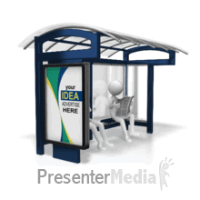 Bus Stop Display Custom PowerPoint animation