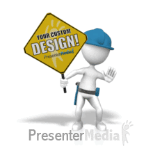 Construction Custom Sign PowerPoint animation