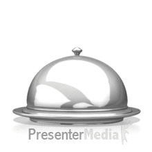 Silver Platter Message Custom PowerPoint animation