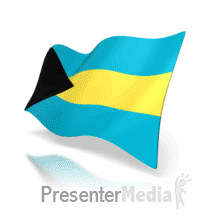 Bahamas Animated Flag PowerPoint animation