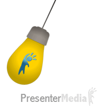 Custom Swinging Light Bulb PowerPoint animation
