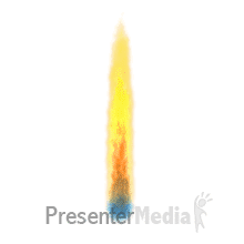 Fire Torch Column PowerPoint animation