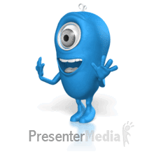 Character Excited Looking to the Side PowerPoint animation