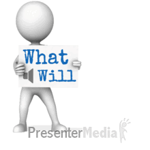 Figure Going Through Signs PowerPoint animation