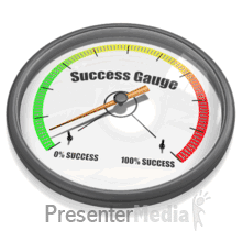 Gauge Needle Min PowerPoint animation