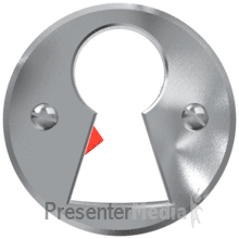 Keyhole Exchange File PowerPoint animation