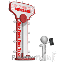 Test Your Strength Fail PowerPoint animation