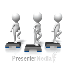 Aerobics Exercise Group Class PowerPoint animation