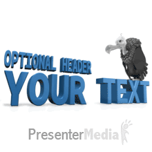 Vulture Eating Custom Text PowerPoint animation
