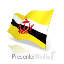 Brunei Anim Flag PowerPoint animation