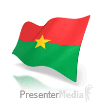 Burkina Faso Anim Flag PowerPoint animation