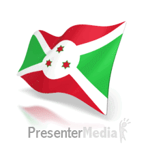 Burundi Anim Flag PowerPoint animation