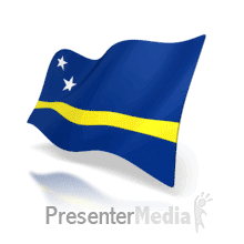 Curacao Anim Flag PowerPoint animation