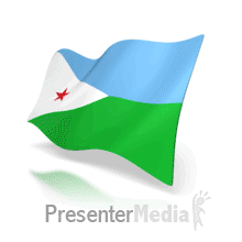 Djibouti Anim Flag PowerPoint animation