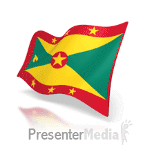 Grenada Anim Flag PowerPoint animation