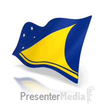 Tokelau Anim Flag PowerPoint animation