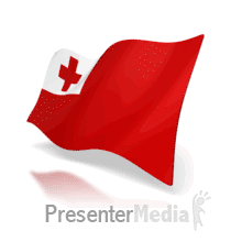 Tonga Anim Flag PowerPoint animation