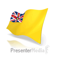 Niue Anim Flag PowerPoint animation