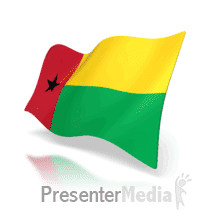 Guinea Bissau Anim Flag PowerPoint animation