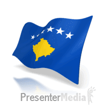 Kosovo Anim Flag PowerPoint animation