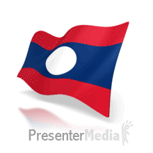 Laos Anim Flag PowerPoint animation